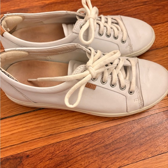 Ecco Shoes - Ecco White Leather Shoes